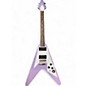 Used Epiphone KIRK HAMMETT 1979 FLYING V Purple Metallic Solid Body Electric Guitar thumbnail