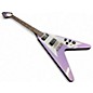 Used Epiphone KIRK HAMMETT 1979 FLYING V Purple Metallic Solid Body Electric Guitar