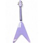 Used Epiphone KIRK HAMMETT 1979 FLYING V Purple Metallic Solid Body Electric Guitar