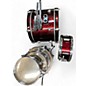 Used Ludwig 5 Piece Accent CS Combo Wine Red Drum Kit