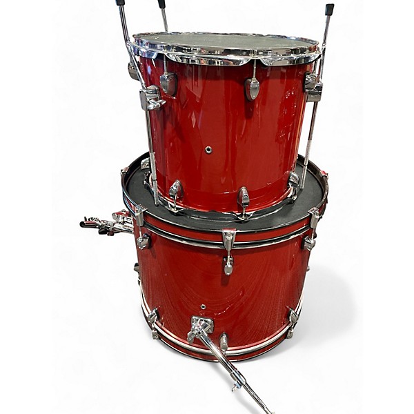 Used SPL 5 Piece UNITY 2 DESERT RED SPARKLE Drum Kit
