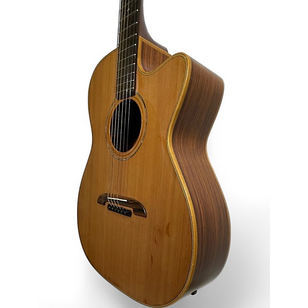 Vintage 1990 Alvarez WY1 Natural Acoustic Electric Guitar