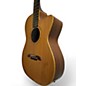 Vintage 1990 Alvarez WY1 Natural Acoustic Electric Guitar