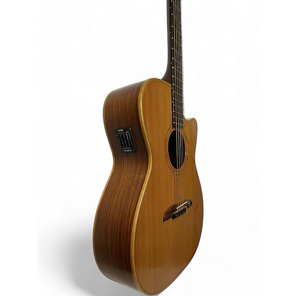 Vintage 1990 Alvarez WY1 Natural Acoustic Electric Guitar