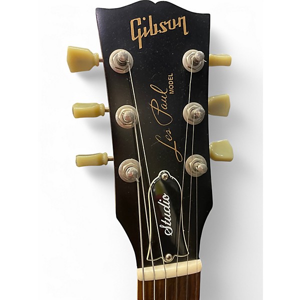 Used 2008 Gibson Les Paul Studio Worn Cherry Solid Body Electric Guitar