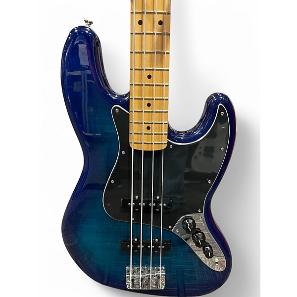 Used Fender Player Jazz Bass Blue Burst Electric Bass Guitar
