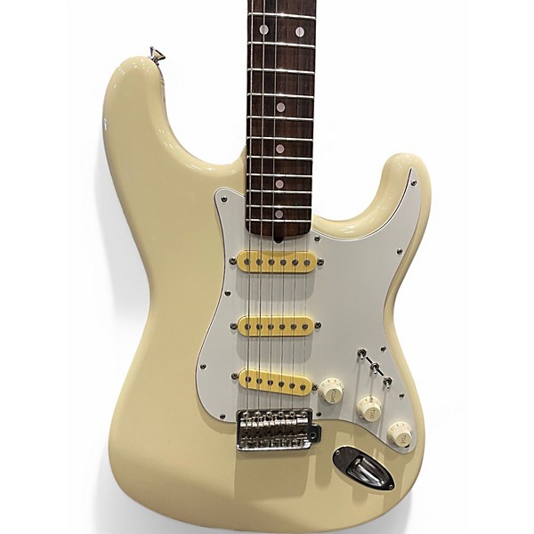 Used Fernandes LE-2 Cream Solid Body Electric Guitar