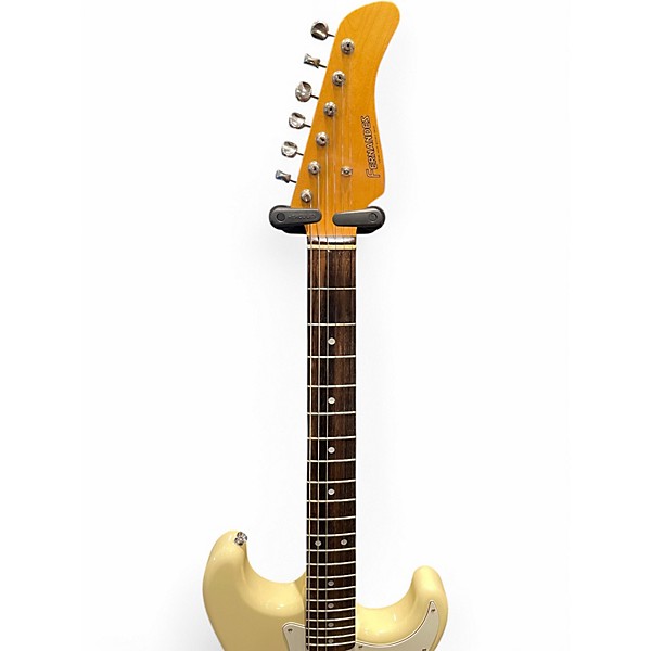 Used Fernandes LE-2 Cream Solid Body Electric Guitar