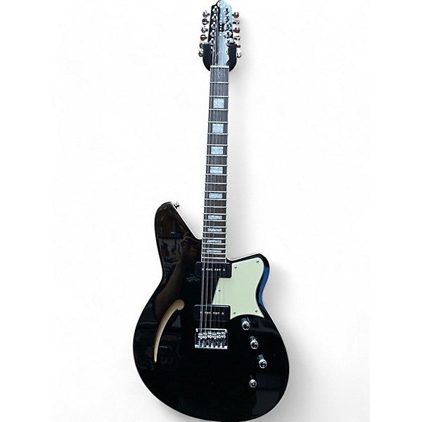 Used Reverend AIRWAVE BLACK Hollow Body Electric Guitar