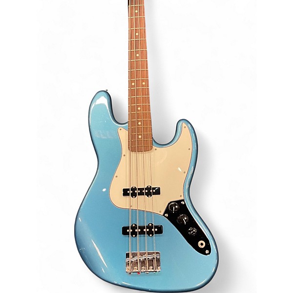 Used Fender JAZZ BASS PEARL BLUE Electric Bass Guitar