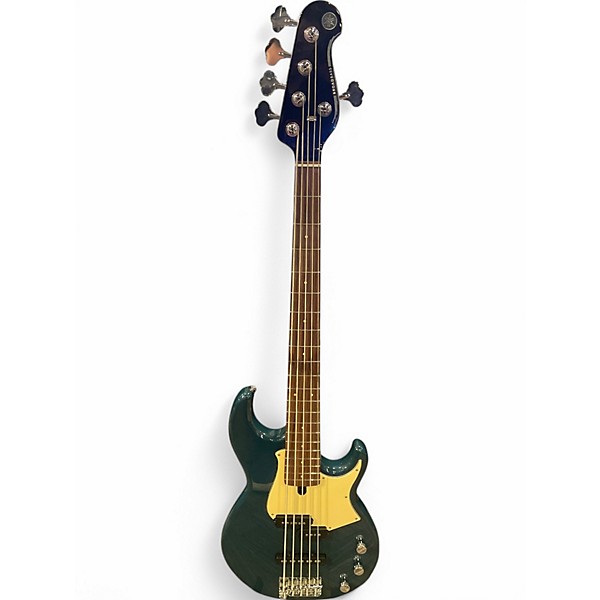 Used Yamaha Broad Bass Green Electric Bass Guitar