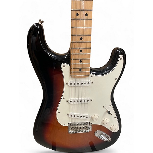 Used Fender Player Stratocaster 3 Color Sunburst Solid Body Electric Guitar