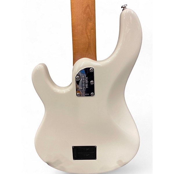 Used Ernie Ball Music Man StingRay 5 Special HH White Electric Bass Guitar
