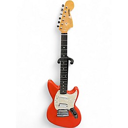 Used Fender Jagstang Capri Orange Solid Body Electric Guitar