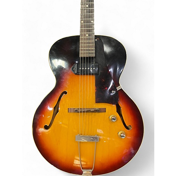 Vintage 1961 Gibson ES125T 2 Color Sunburst Hollow Body Electric Guitar