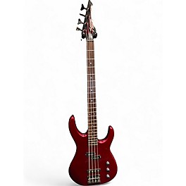 Used Squier HM BASS Candy Apple Red Electric Bass Guitar