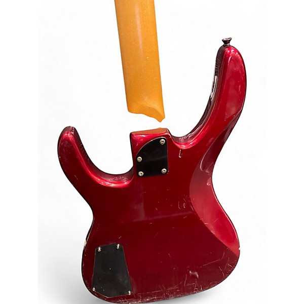 Used Squier HM BASS Candy Apple Red Electric Bass Guitar