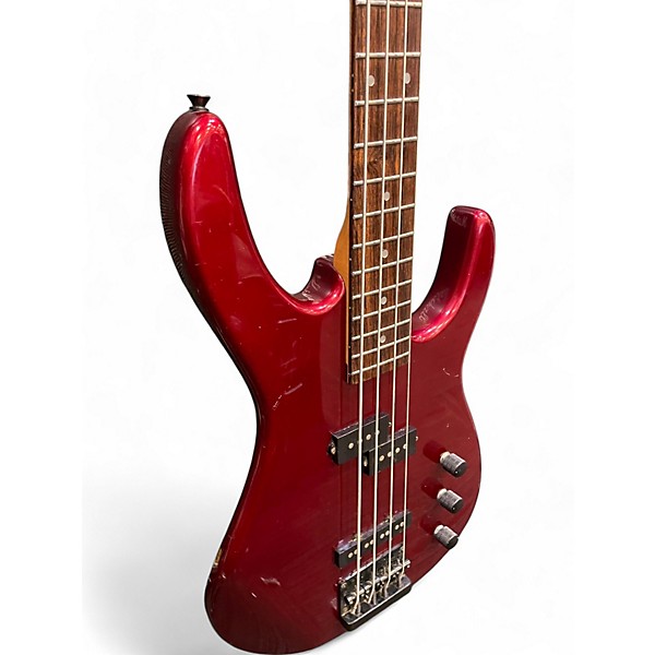 Used Squier HM BASS Candy Apple Red Electric Bass Guitar
