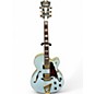 Used D'Angelico Deluxe DLX DH Blue Hollow Body Electric Guitar thumbnail