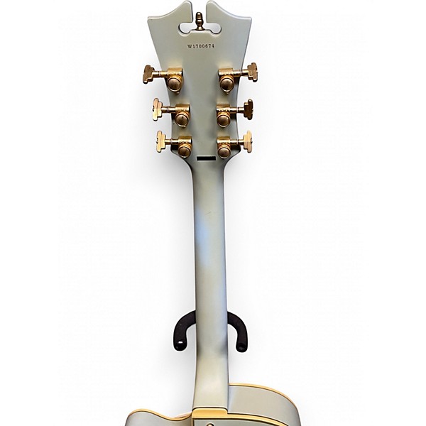 Used D'Angelico Deluxe DLX DH Blue Hollow Body Electric Guitar