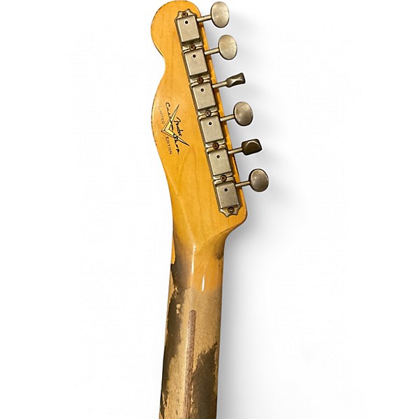 Used Fender custom shop 1952 no caster reliced Butterscotch Blonde Solid Body Electric Guitar