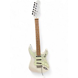 Used Burns London CLUB SERIES White Solid Body Electric Guitar