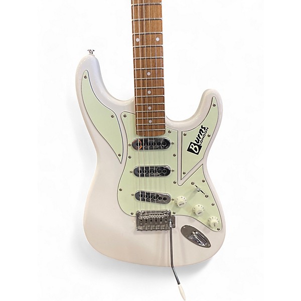 Used Burns London CLUB SERIES White Solid Body Electric Guitar