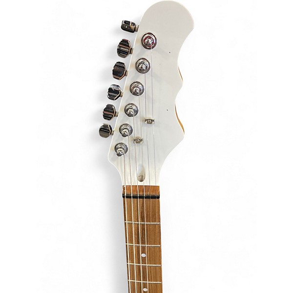 Used Burns London CLUB SERIES White Solid Body Electric Guitar
