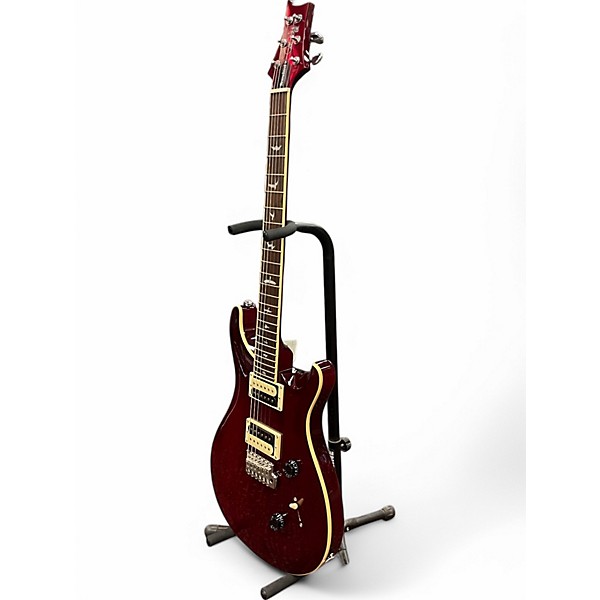 Used PRS SE Standard 24 Trans Red Solid Body Electric Guitar
