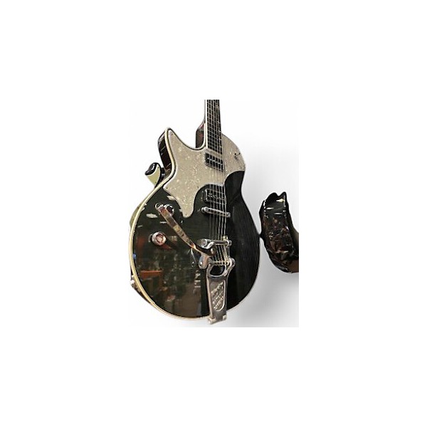 Used 2018 TV JONES SPECTRA SONIC SUPREME LH TRANS GRAY FLAME Hollow Body Electric Guitar