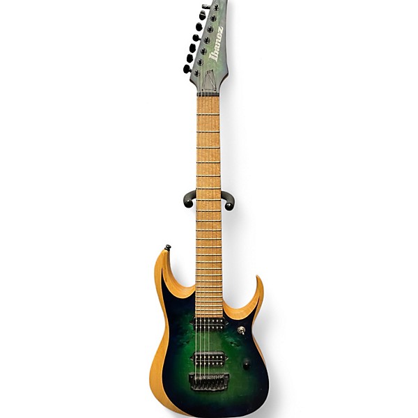 Used Ibanez RGDIX7MPB Sureal Blue Burst Solid Body Electric Guitar