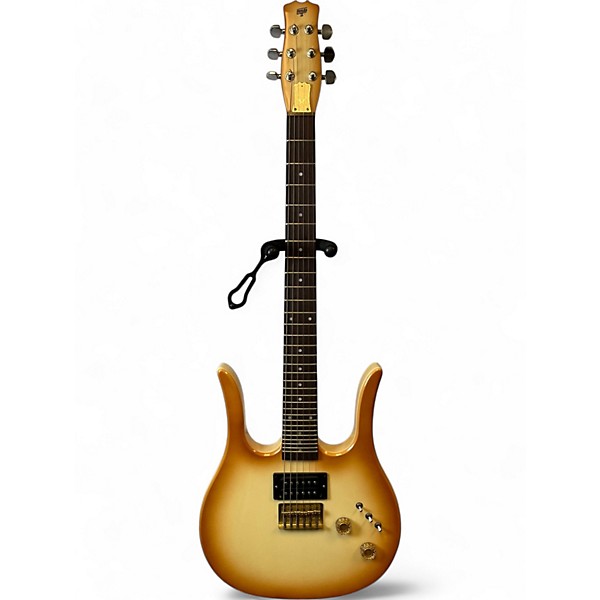 Vintage 1980s Hondo Longhorn Copper Burst Solid Body Electric Guitar
