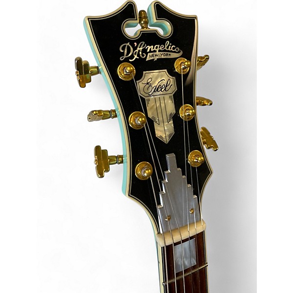 Used D'Angelico EX-DC/SP Surf Green Hollow Body Electric Guitar