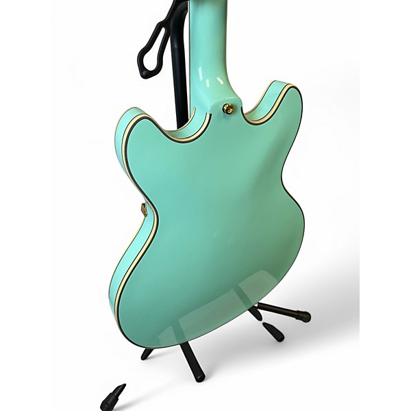 Used D'Angelico EX-DC/SP Surf Green Hollow Body Electric Guitar