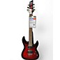 Used Schecter DEMON Crimson Red Burst Solid Body Electric Guitar thumbnail