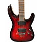 Used Schecter DEMON Crimson Red Burst Solid Body Electric Guitar
