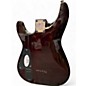 Used Schecter DEMON Crimson Red Burst Solid Body Electric Guitar