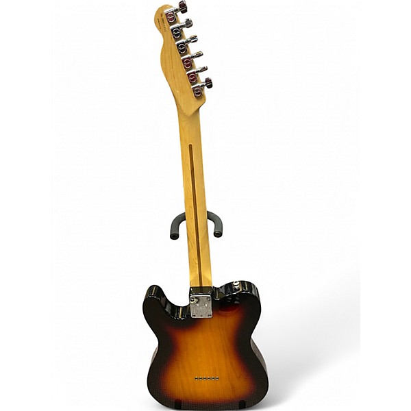 Used Fender 1969 Reissue Telecaster Thinline 3 Tone Sunburst Hollow Body Electric Guitar