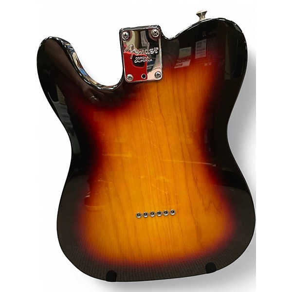 Used Fender 1969 Reissue Telecaster Thinline 3 Tone Sunburst Hollow Body Electric Guitar