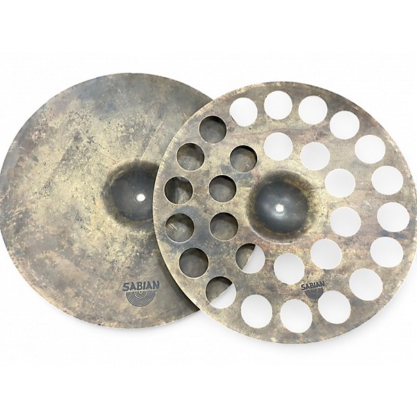 Used SABIAN 18in AA SICK HATS Cymbal