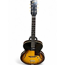 Vintage 1963 Gibson ES-125t Sunburst Hollow Body Electric Guitar
