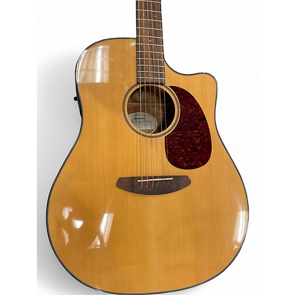 Used Breedlove Discovery Concert Cutaway Natural Acoustic Electric Guitar
