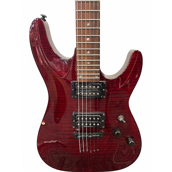 Used Schecter Guitar Research GRYPHON DARK RED Solid Body Electric Guitar