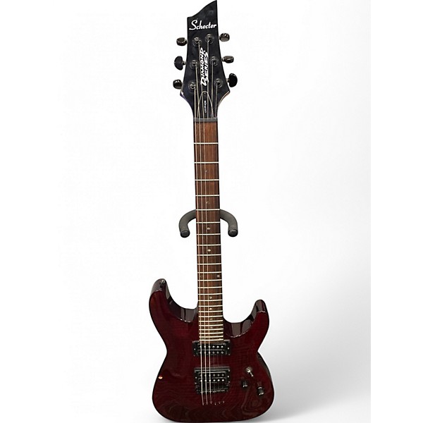 Used Schecter Guitar Research GRYPHON DARK RED Solid Body Electric Guitar