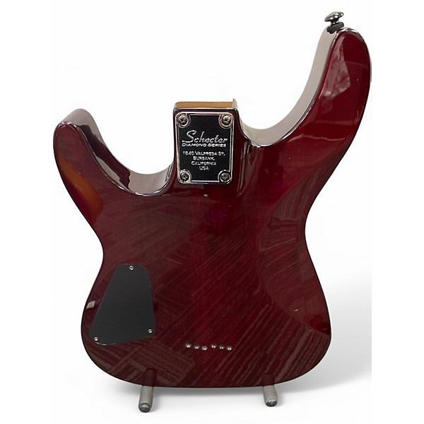 Used Schecter Guitar Research GRYPHON DARK RED Solid Body Electric Guitar