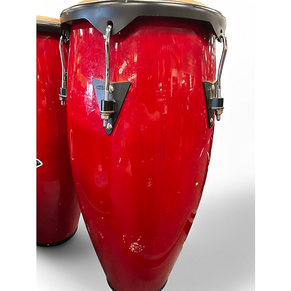 Used LP 28in Cp Conga set Red Drum