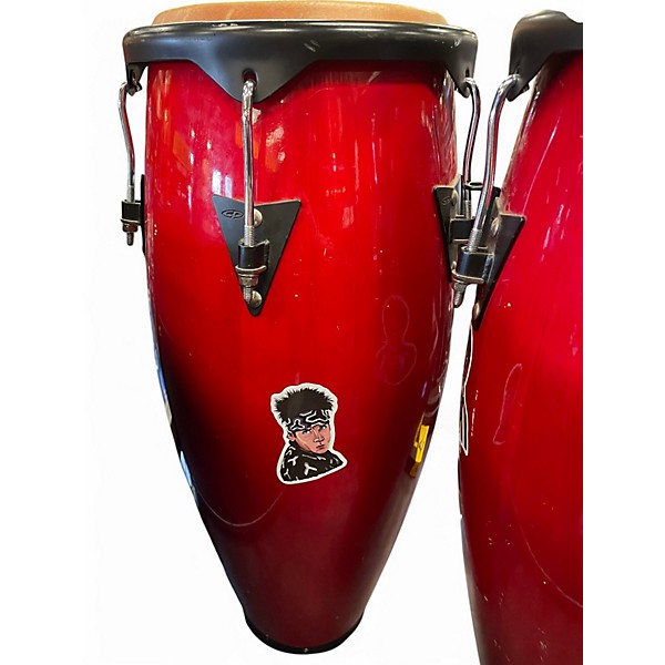 Used LP 28in Cp Conga set Red Drum
