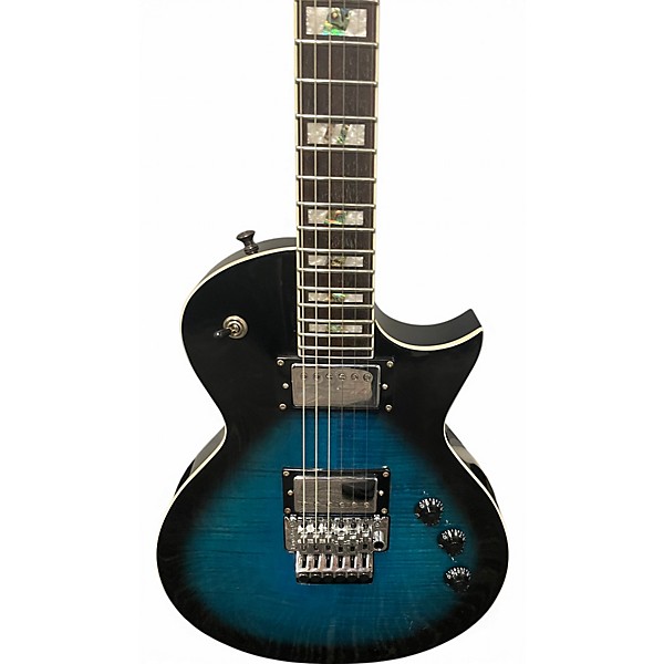 Used ESP LTD AS1 Alex Skolnick Trans Blue Solid Body Electric Guitar