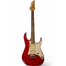 Used Ibanez RT650 Trans Red Solid Body Electric Guitar