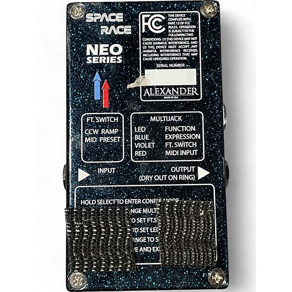 Used Alexander Space Race Effect Pedal